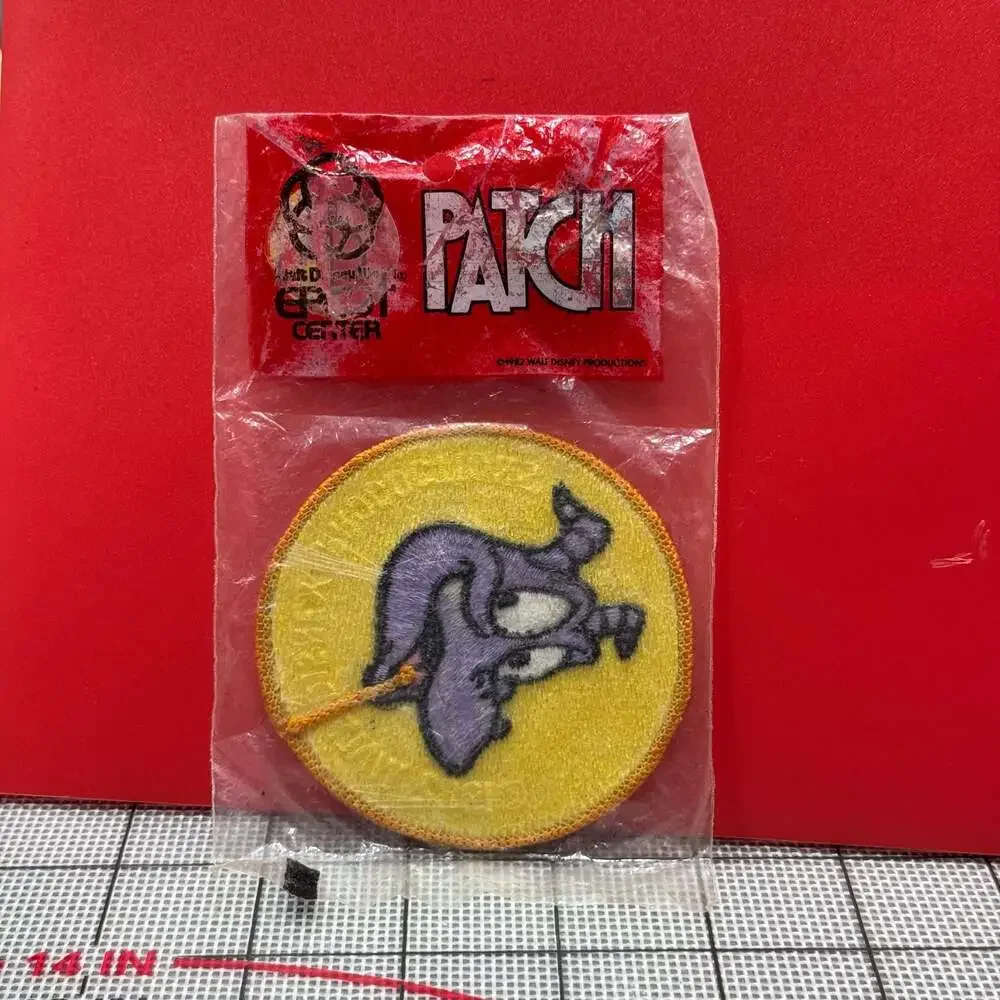 Vintage Disney Epcot Figment Dragon Embroidered Patch NIP Sealed New NOS 1982